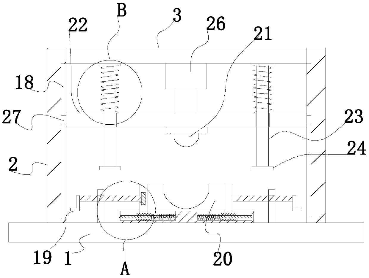 Part bending device used for machining power equipment