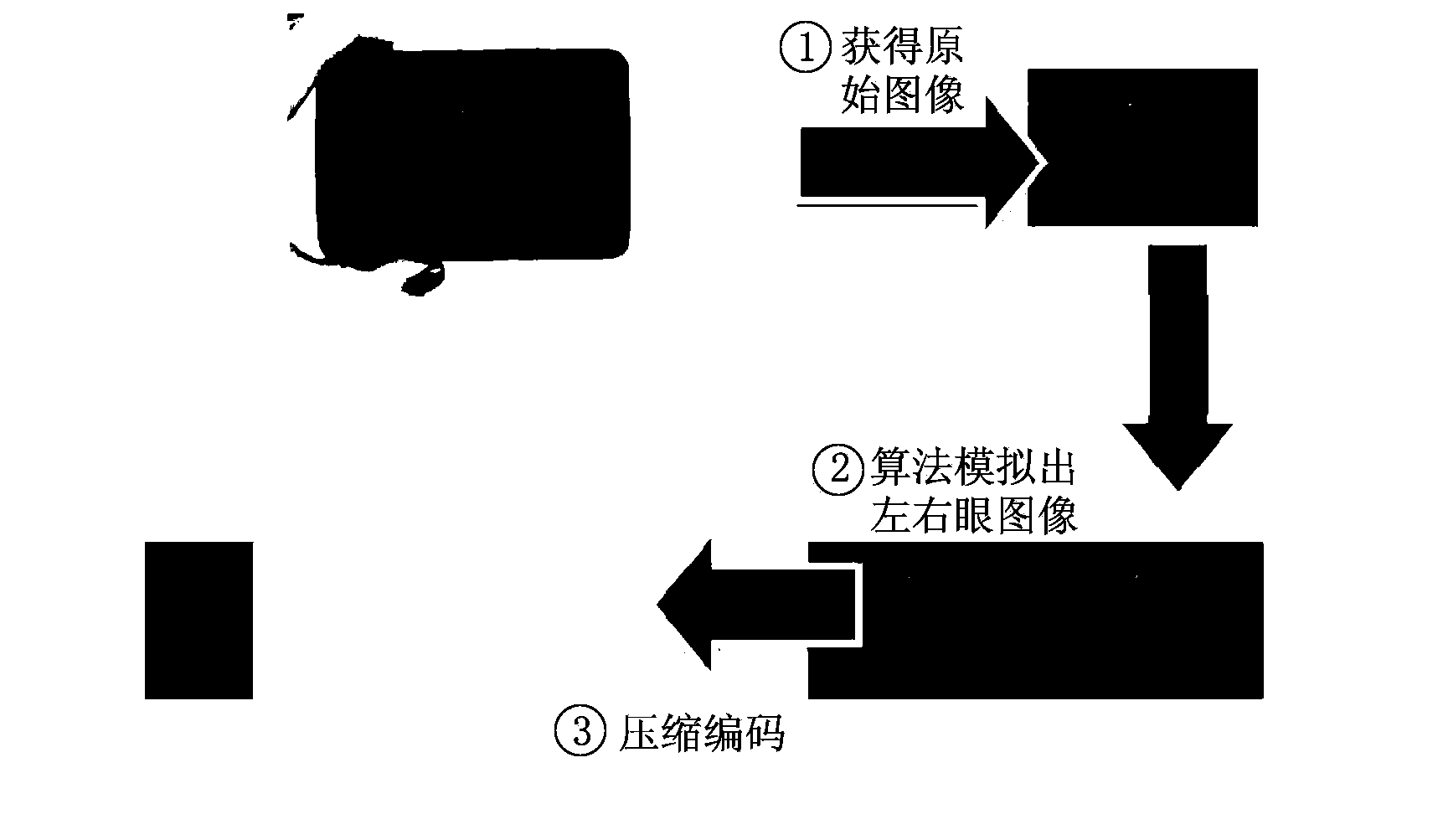 System for realizing 3D shooting by using single camera and method