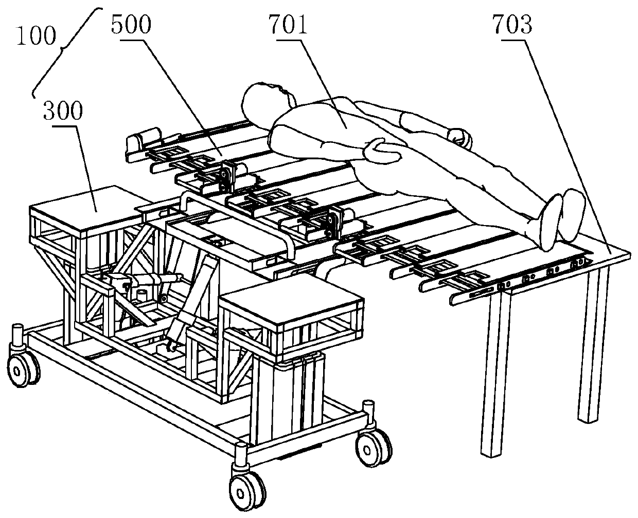 Patient automatic transfer vehicle and patient automatic transfer method