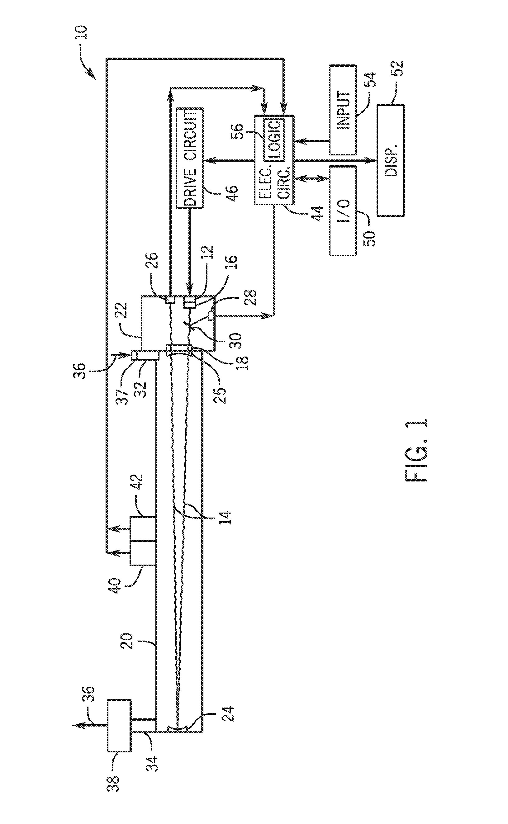 Method and system for detecting moisture in a process gas involving cross interference