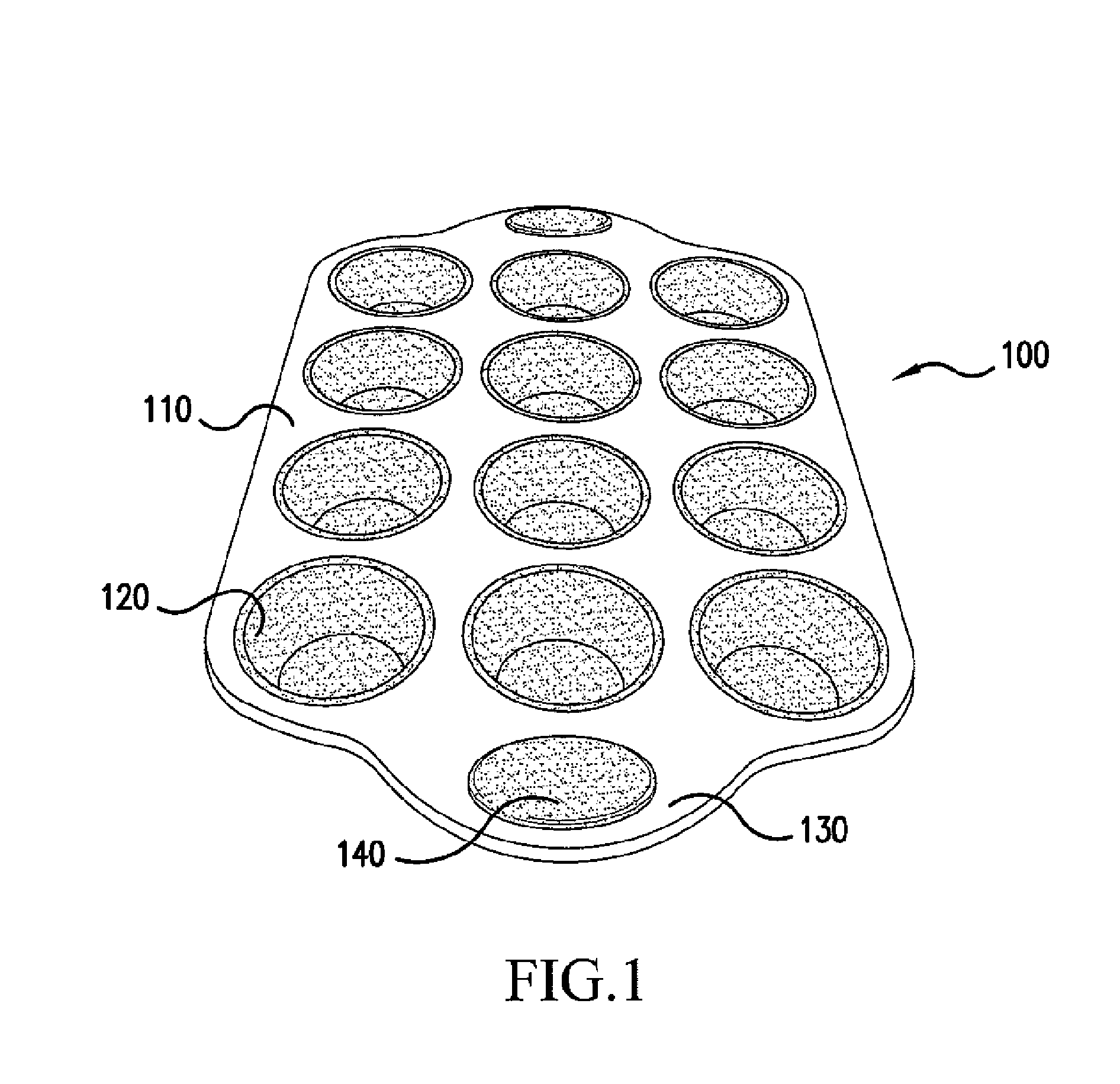 Bakeware having a flexible member and method of manufacturing same