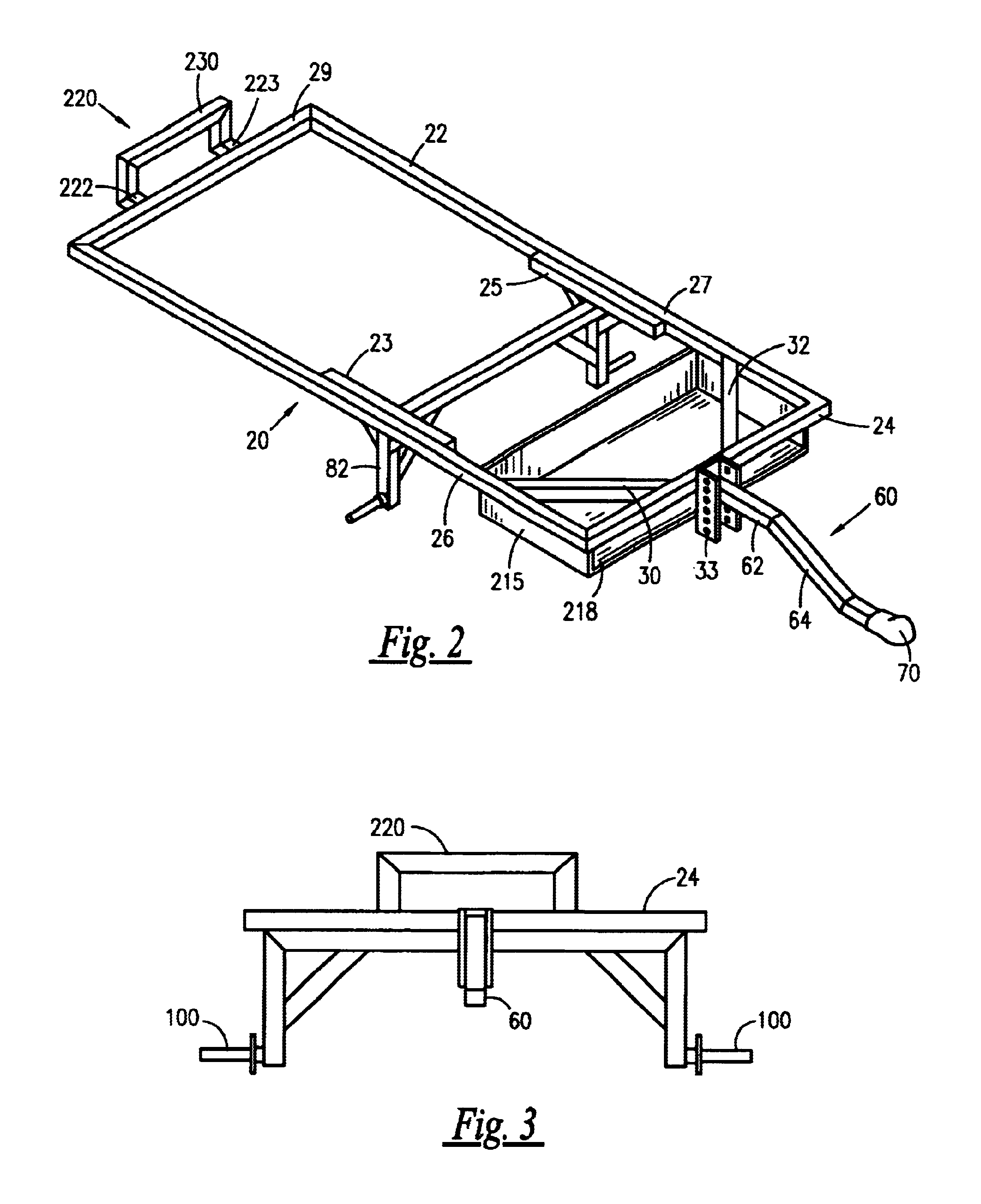 ATV trailer with fully-rotatable suspension