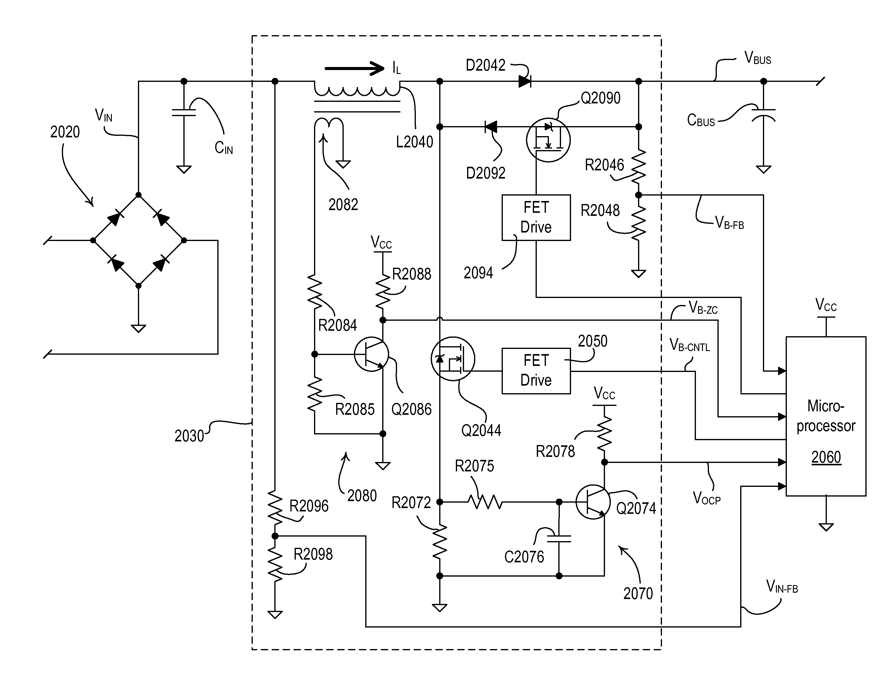 Charging an input capacitor of a load control device