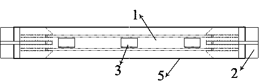 Double-web H-shaped steel type buckling restraint brace