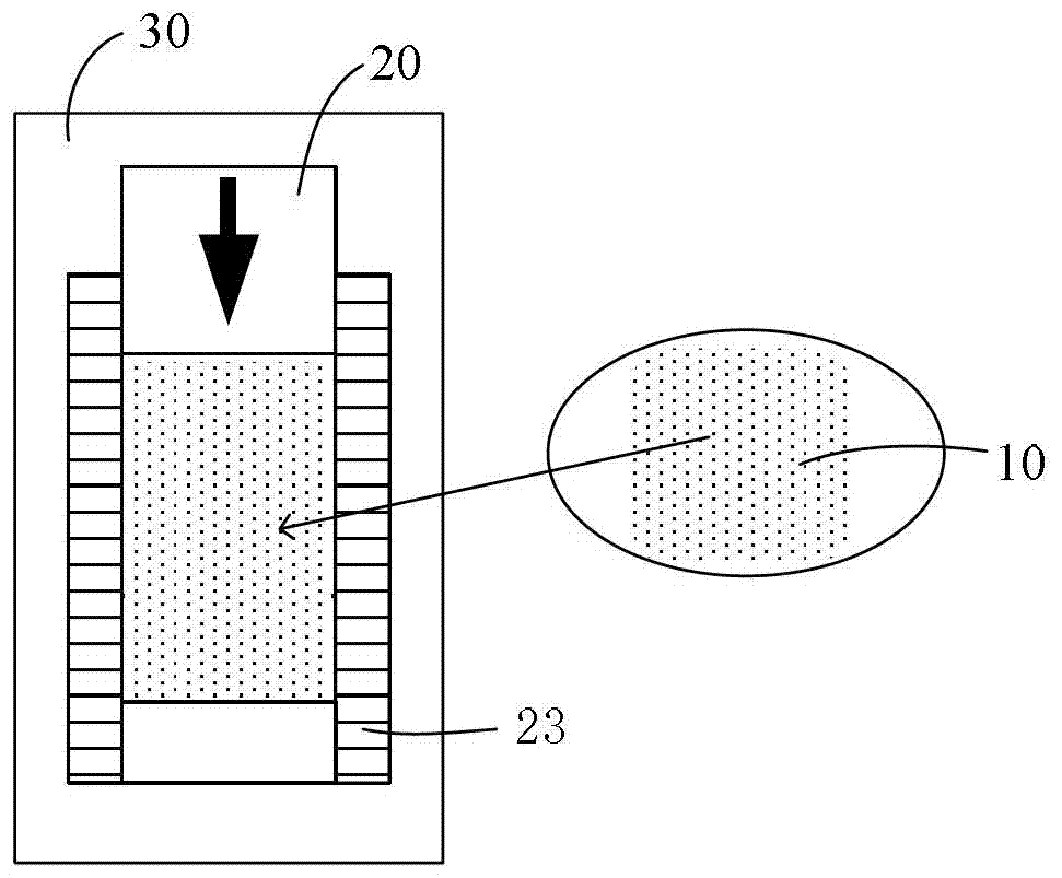 The production method of molybdenum target