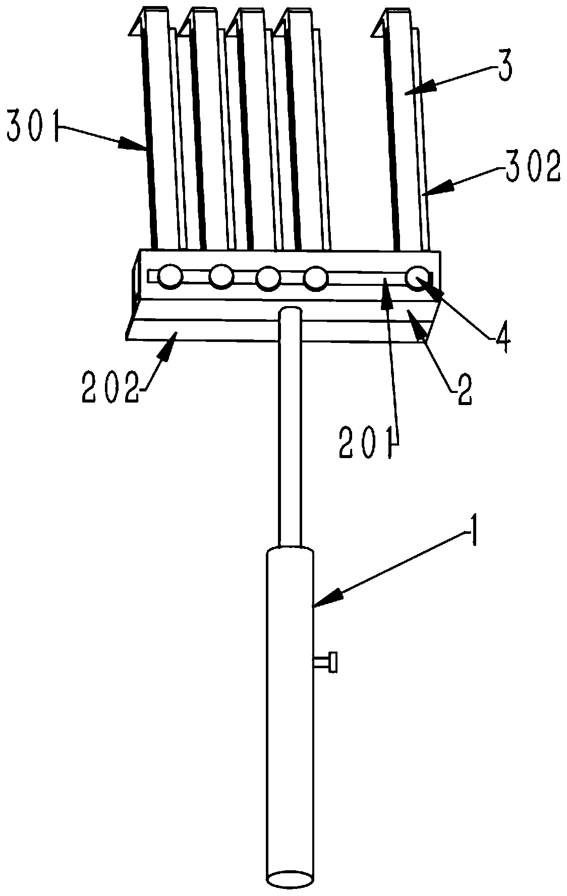 A kind of drying seed turning device