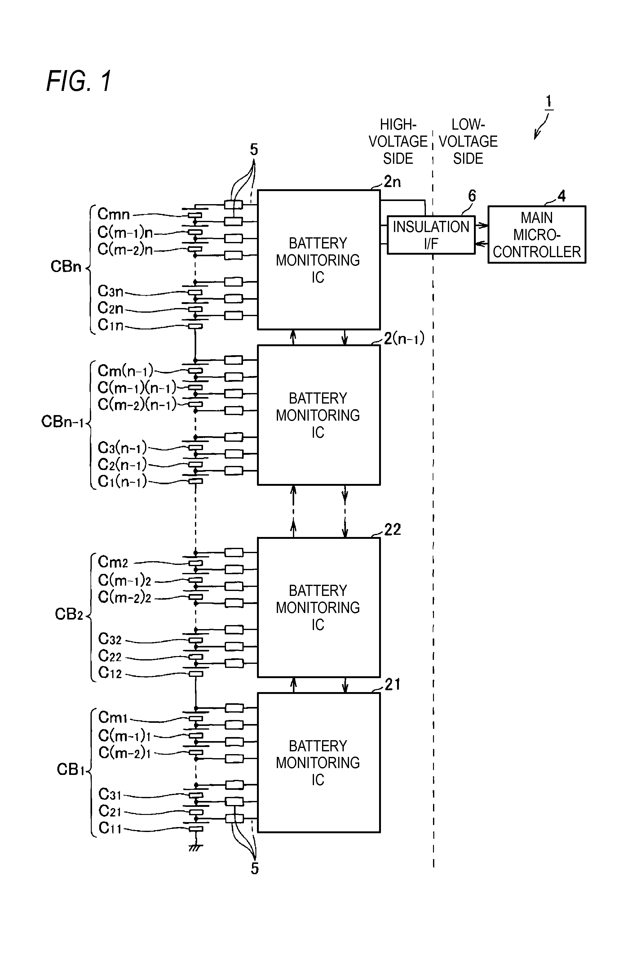 Voltage Detection Device and Equalization Device