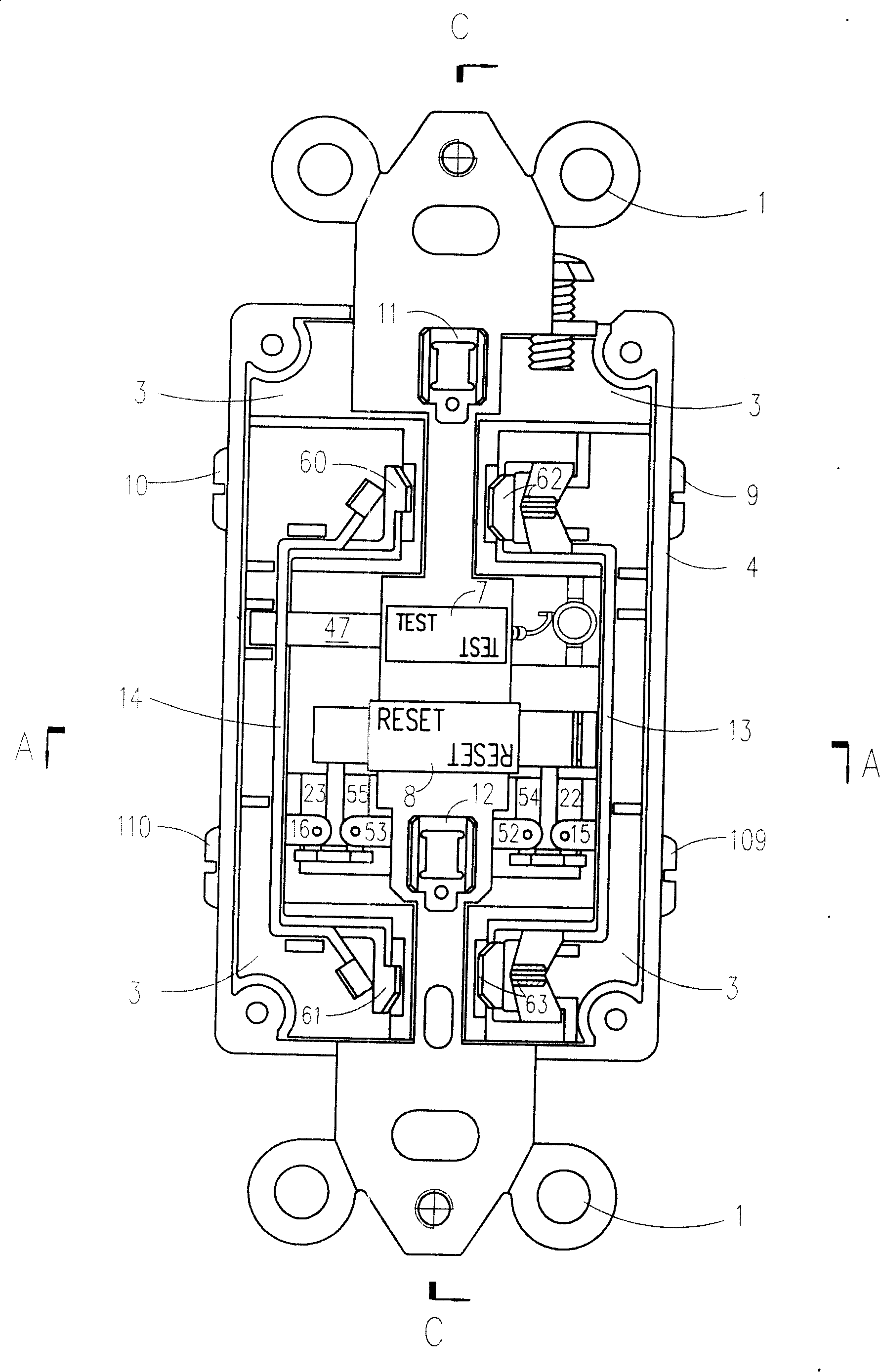 Creepage protecting socket