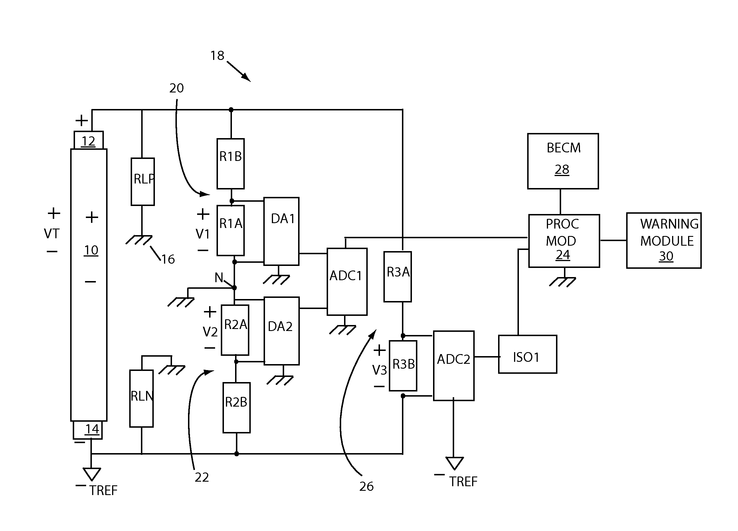 Continuous Leakage Detection Circuit with Integrated Robustness Check and Balanced Fault Detection