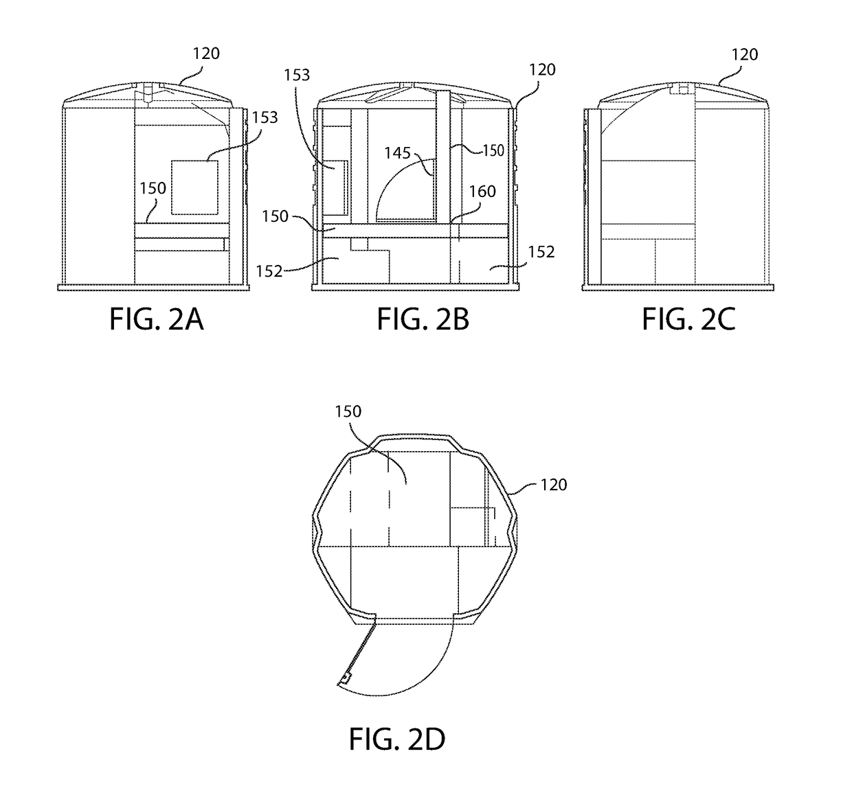 Portable living structure and assembly