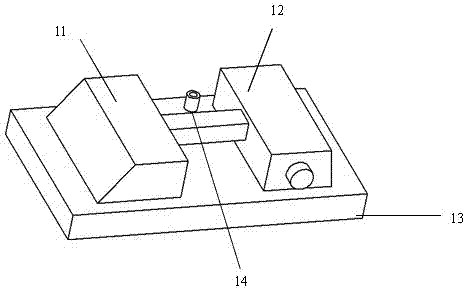 Split type vacuum electrostatic imprint extraction device and application method thereof