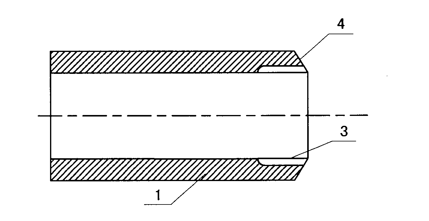 Method for welding anticorrosion steel pipeline with no internal repaired mouth