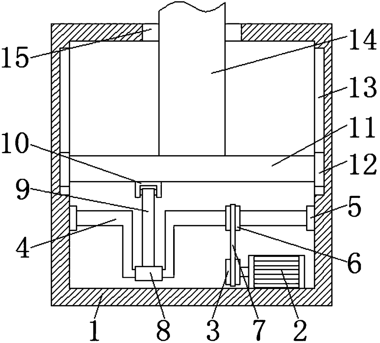 Identification device for colored fibers in wool