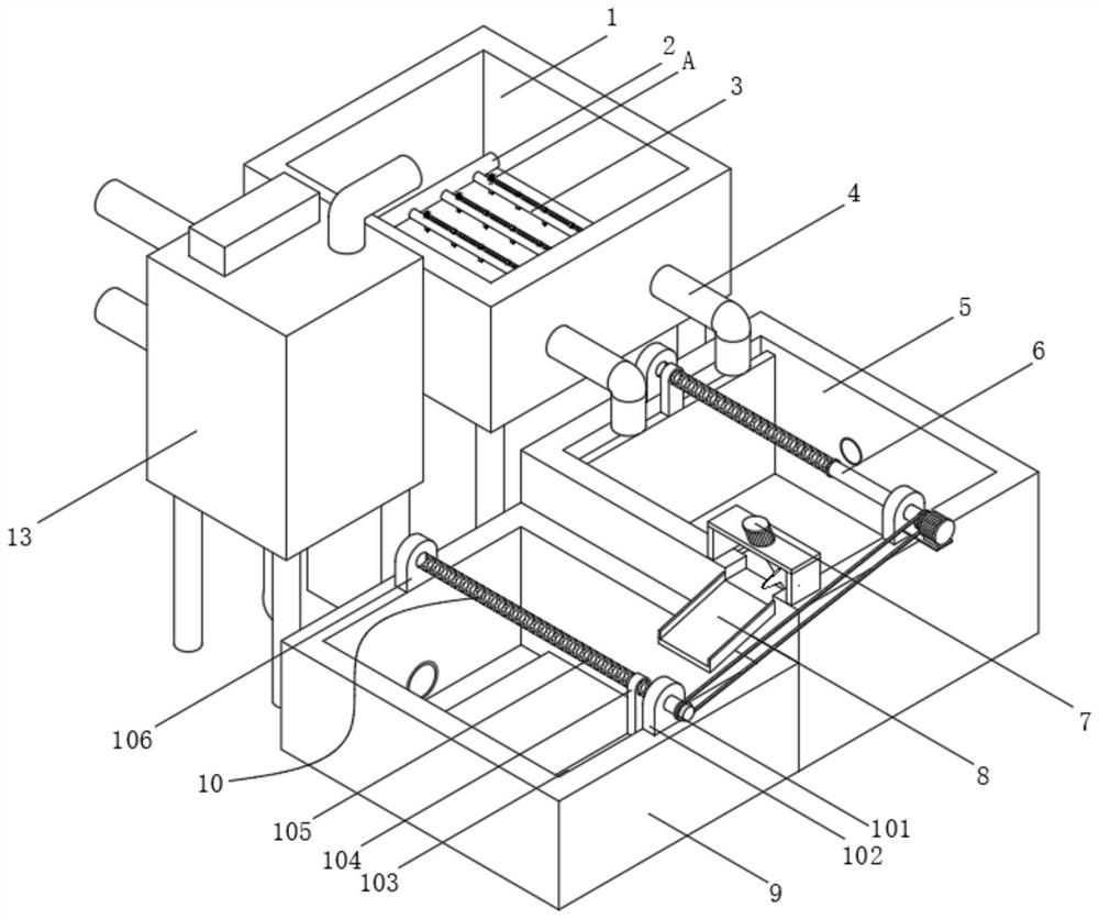 Rural sewage treatment system and application thereof