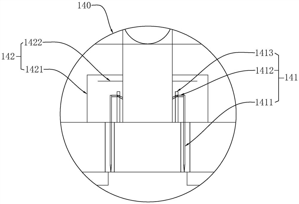 A kind of opening structure, fire extinguishing device, fireproof window and production process of fireproof window