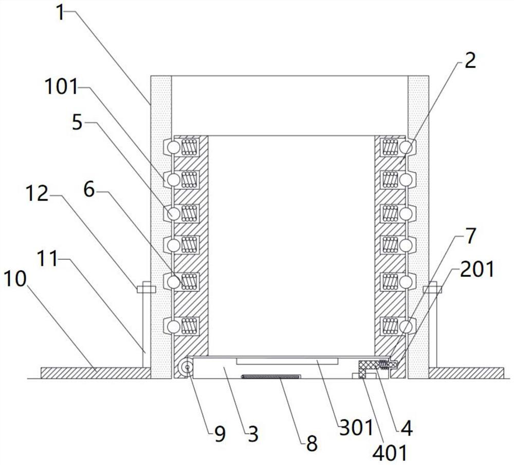 A hidden inspection port