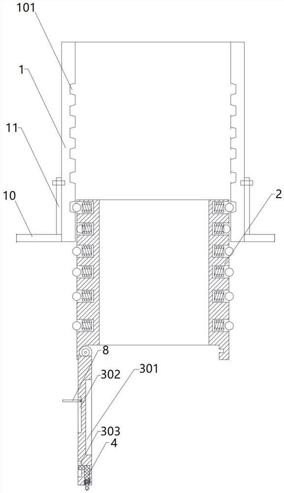 A hidden inspection port