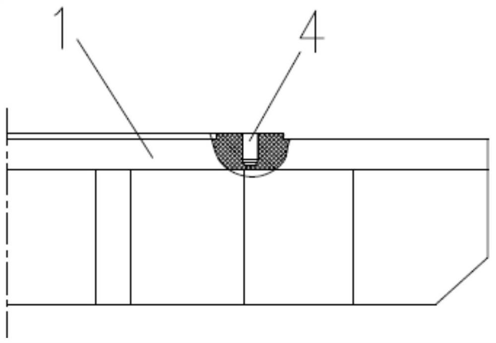 Impeller cover plate connecting structure for GF type flotation machine and transformation and installation method of impeller cover plate connecting structure