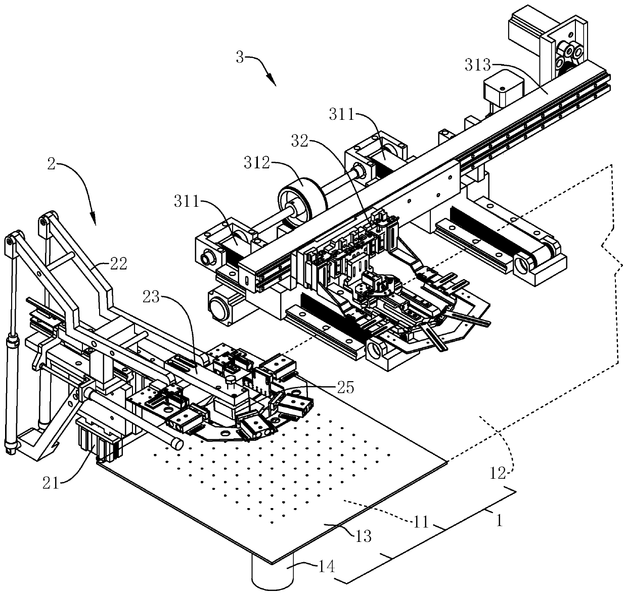 Automatic intelligent patch pocket machine and patch pocket manufacturing method