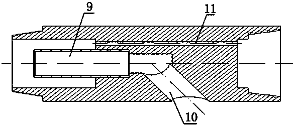 Coal mine underground horizontal drilling coring drilling tool combination and using method thereof