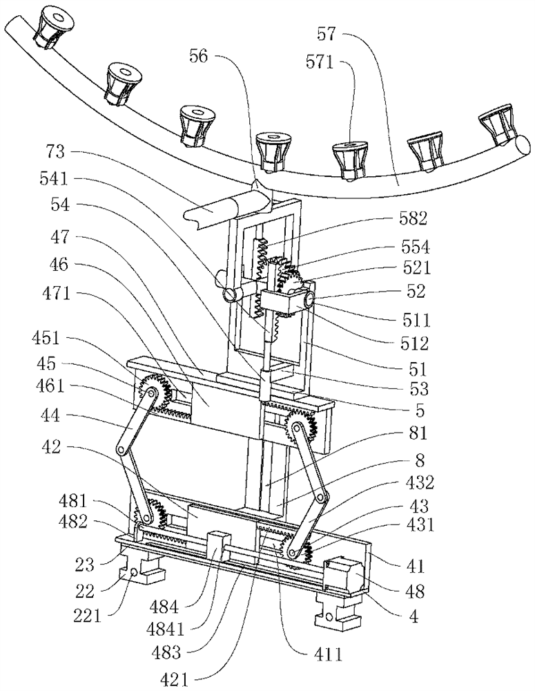 An energy-saving and high-efficiency waste heat boiler dust removal device