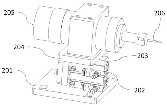 In-hole deburring device