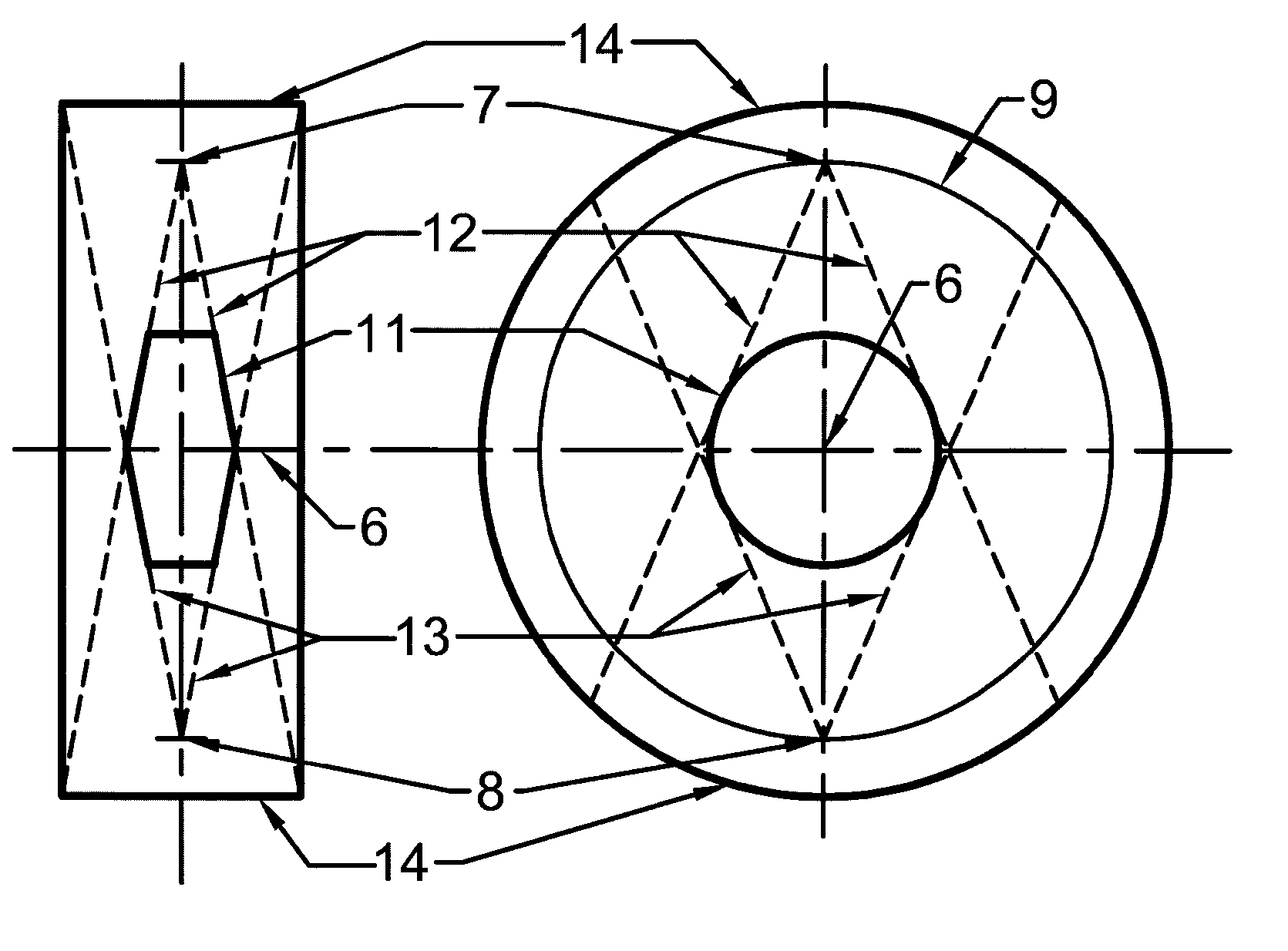 Ray-by-ray fourier image reconstruction from projections