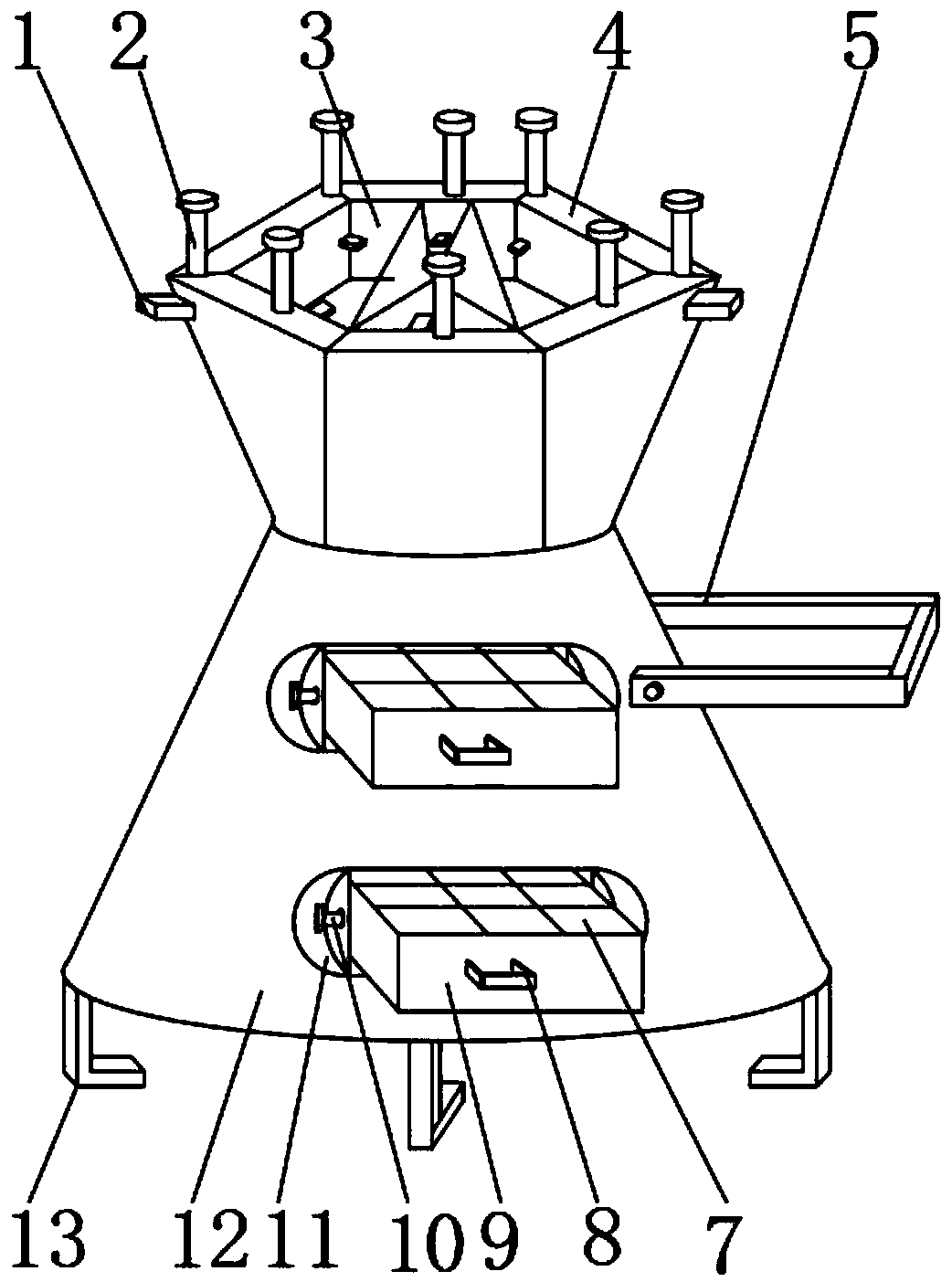 Non-standard tool facilitating workpiece movement