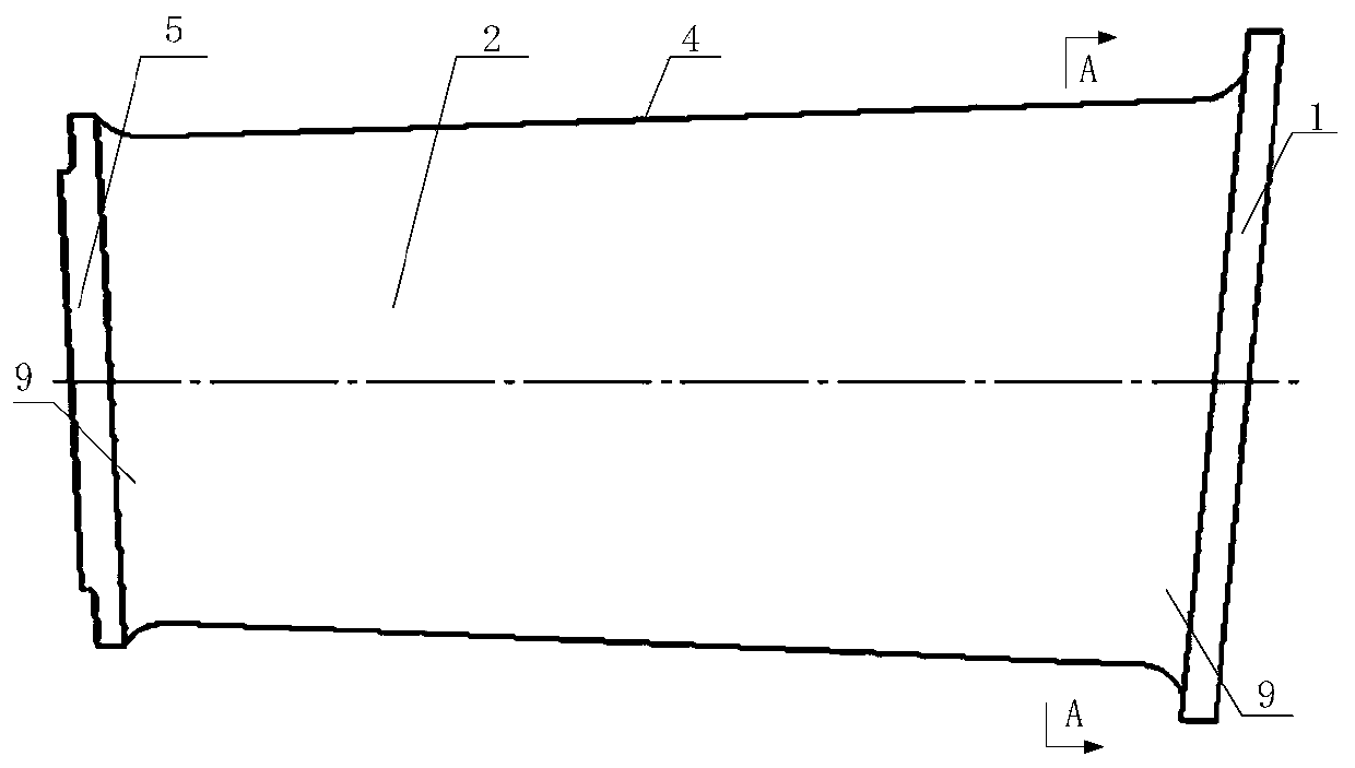 An automatic processing method for precision forging stator blades