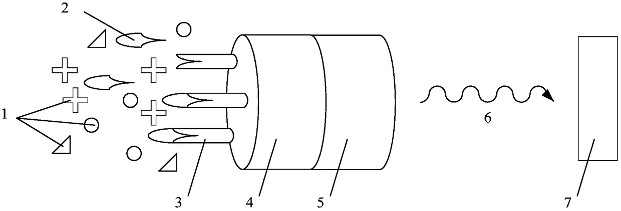 Sensor chip, and marker detecting device and detecting method