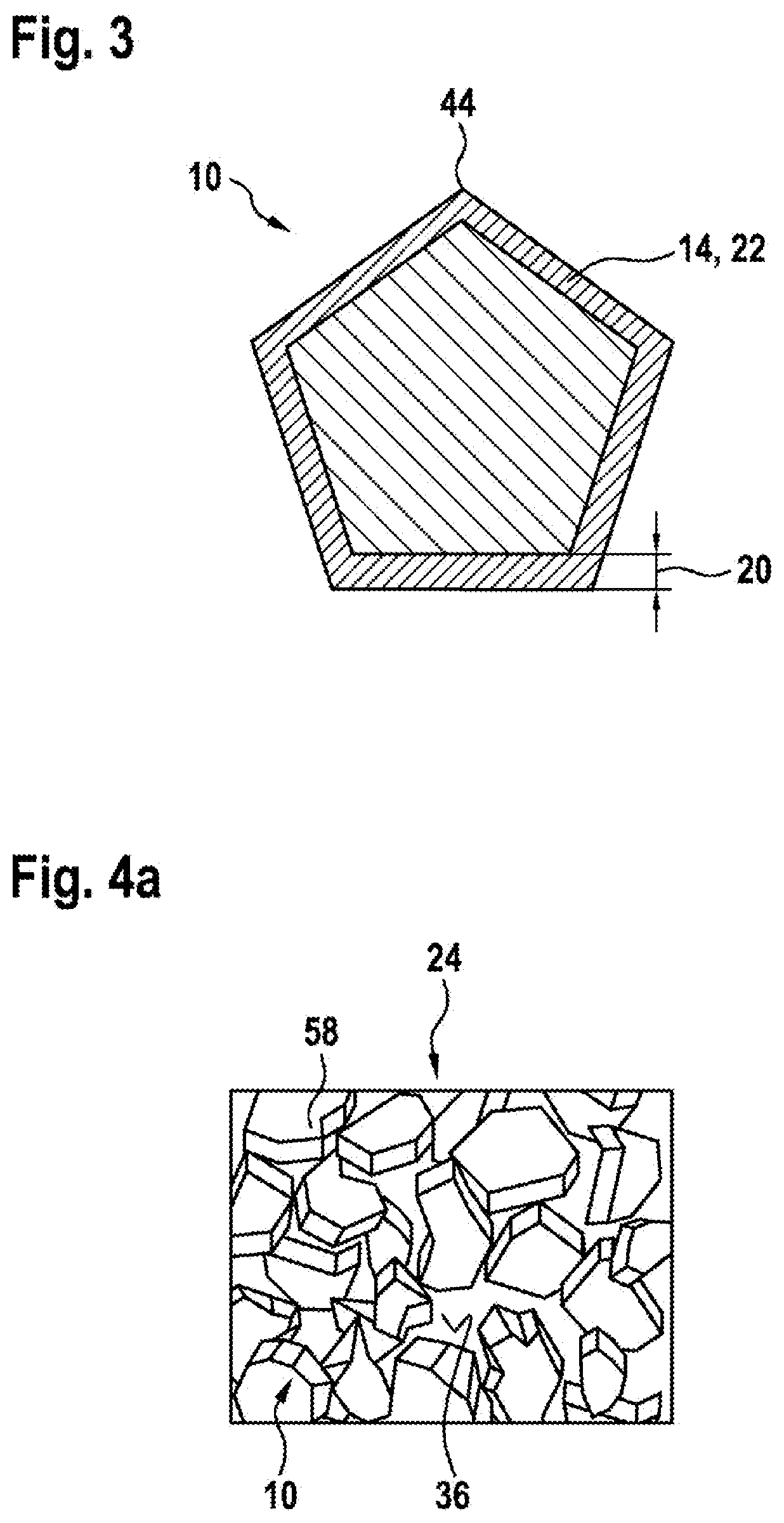 Method for Electrostatically Scattering an Abrasive Grain