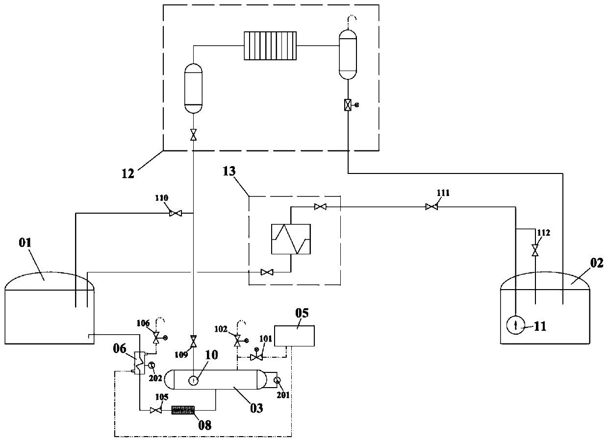 Molten salt conveying system for solar photo-thermal power station