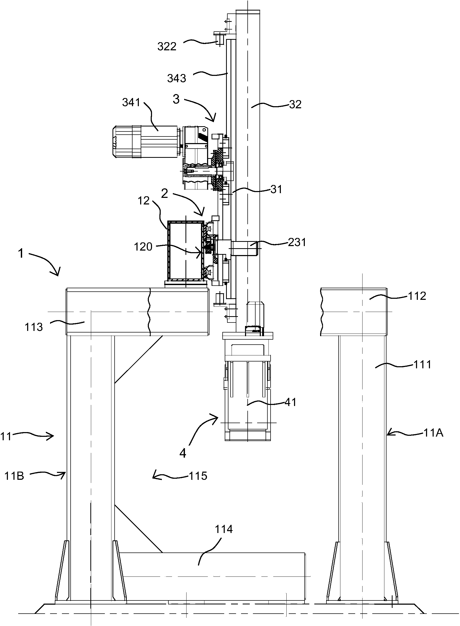 Large-size metal blank hoisting equipment