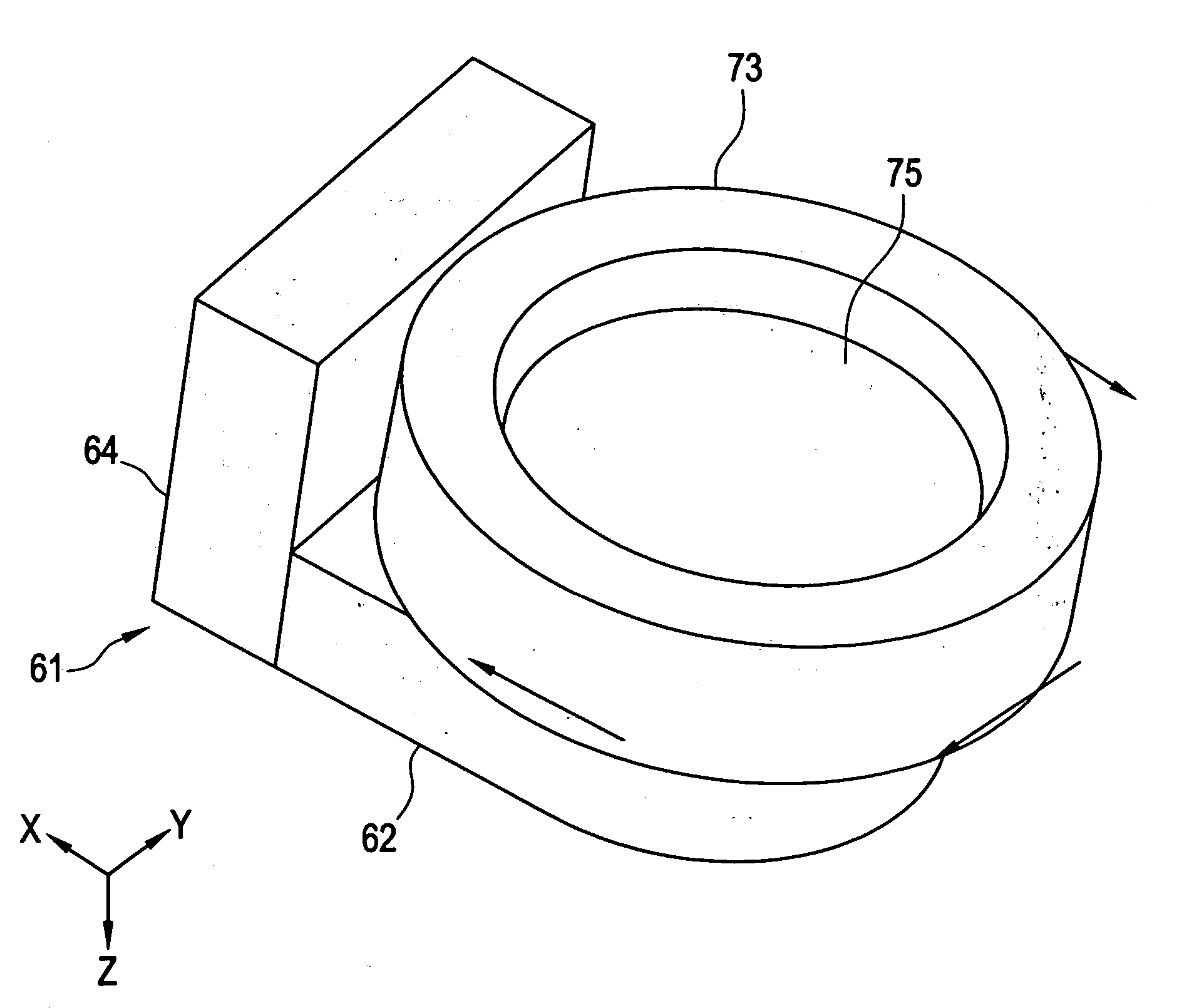 Multiple ring polefaceless permanent magnet and method of making