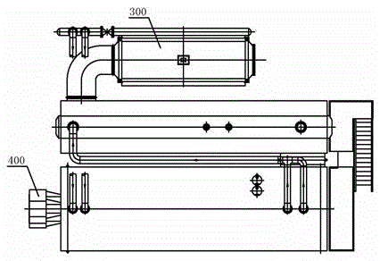 Large-scale modular assembly of high-efficiency condensing gas-fired hot water boilers