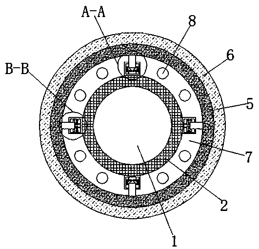 Waterproof and twist-proof cable for wind power generation