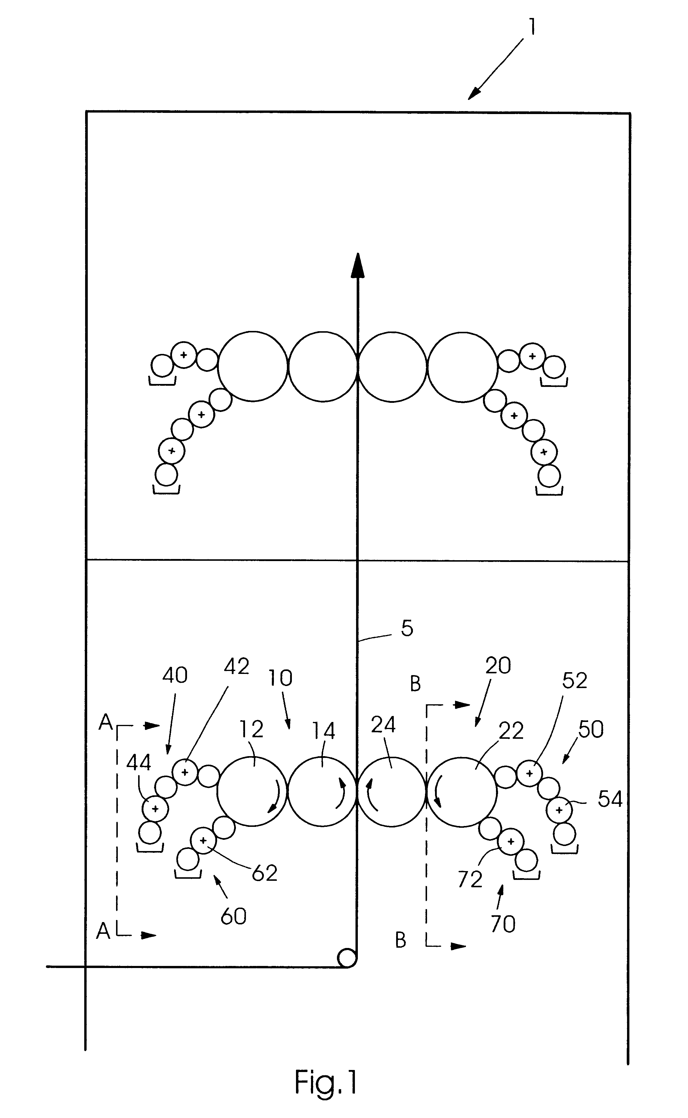 Reduced vibration printing press and method