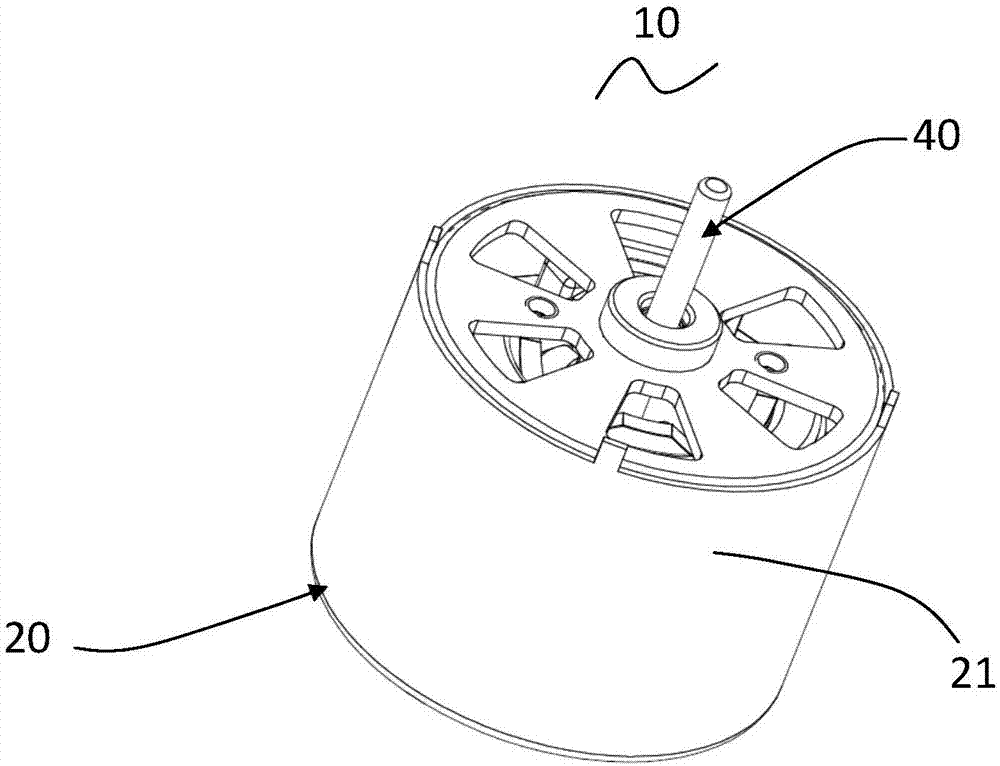 Synchronous motor assembly, pump and blower fan