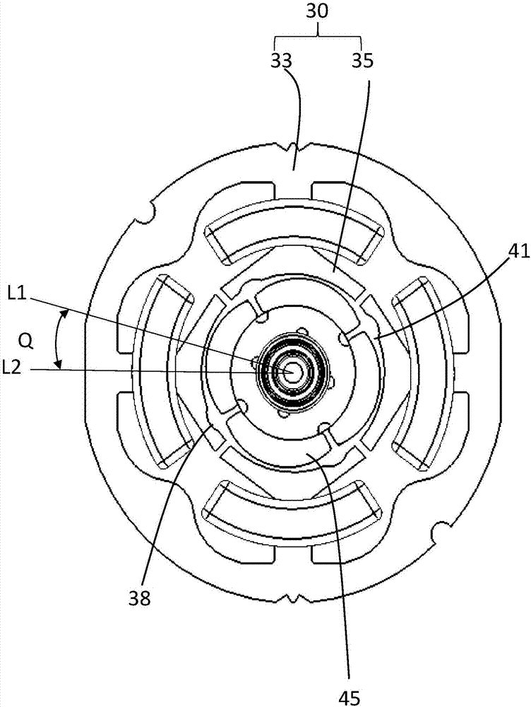 Synchronous motor assembly, pump and blower fan