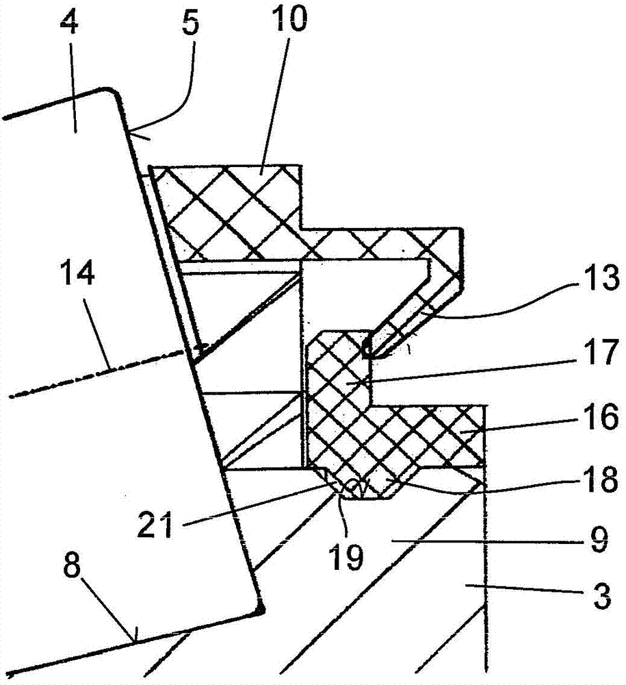 Tapered roller bearing having a cage