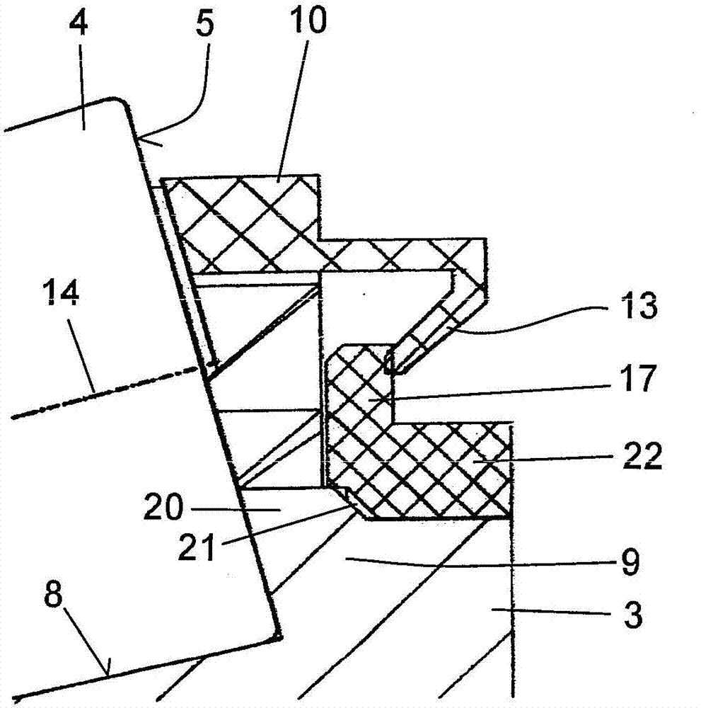 Tapered roller bearing having a cage