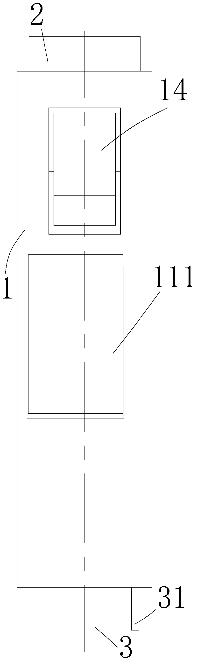 Eraser convenient for scrap removing