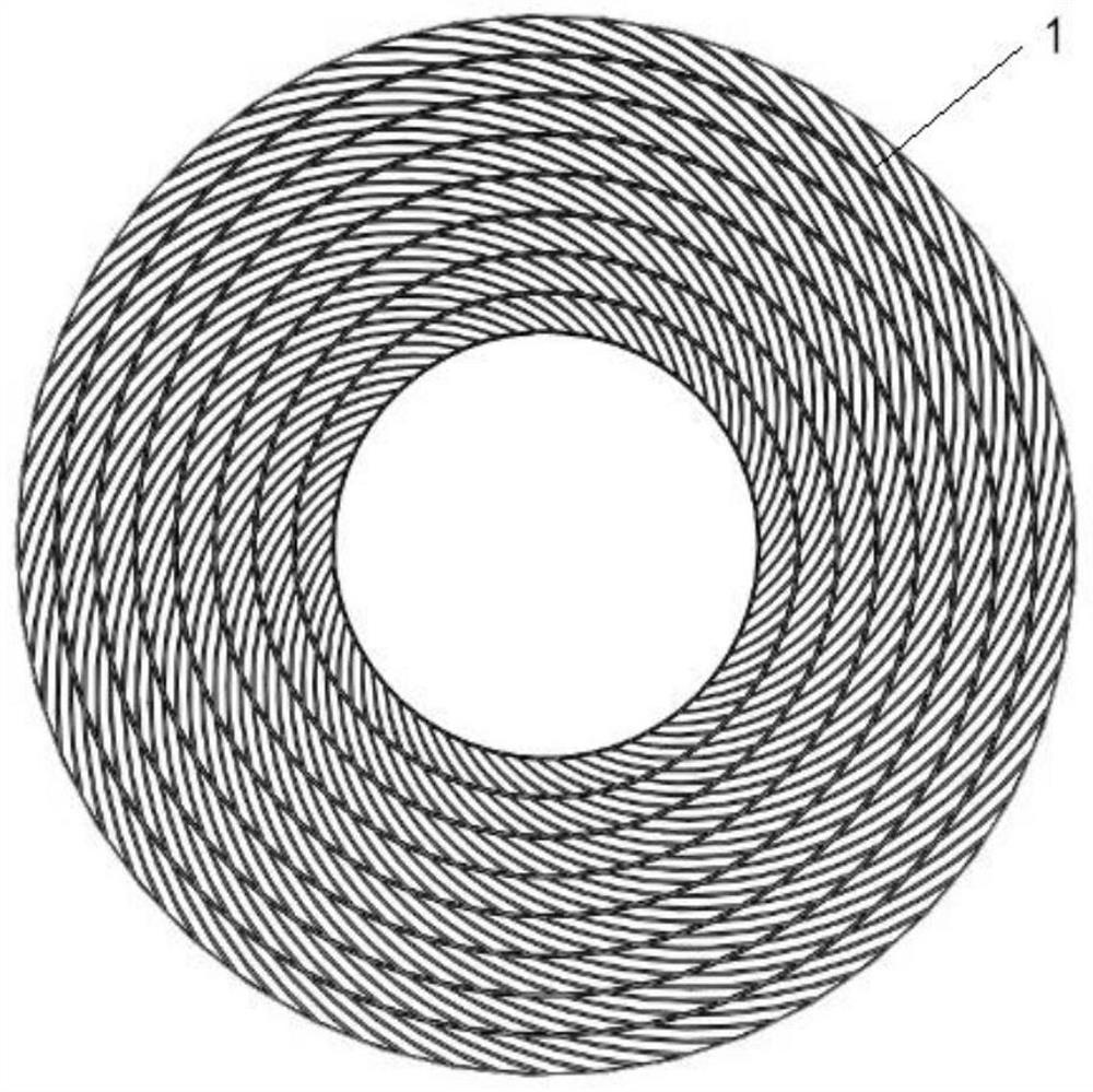 A thrust air dynamic pressure bearing