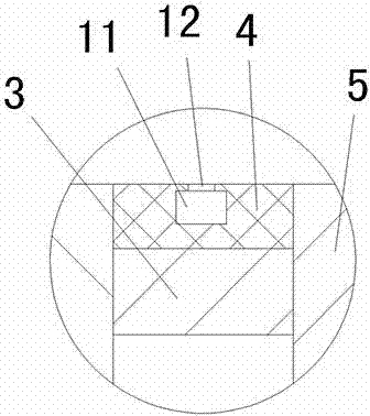 Embedded wiring box type BIPV (building integrated photovoltaics) layered hollow glass curtain wall structure