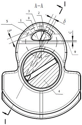 A gasoline engine crankshaft