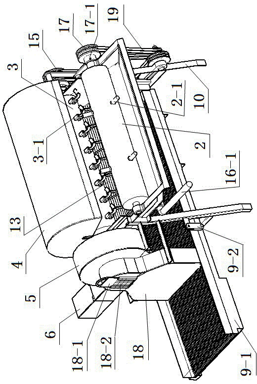 Wheat-threshing and cornstalk-cutting machine