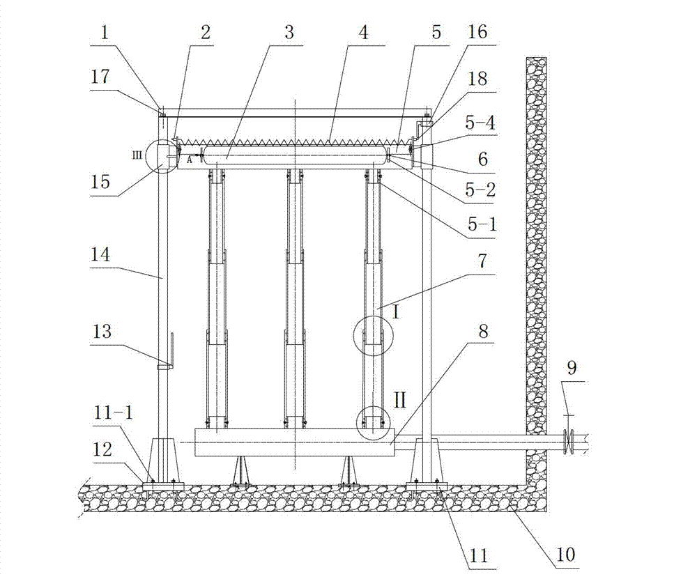 Dual-adjustment unpowered supernatant quantitative discharging device