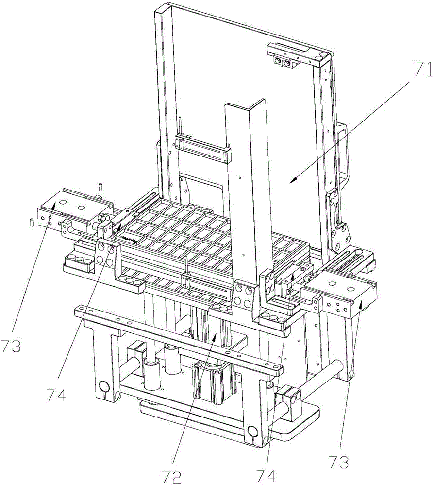 Full-automatic testing assembly line for camera modules