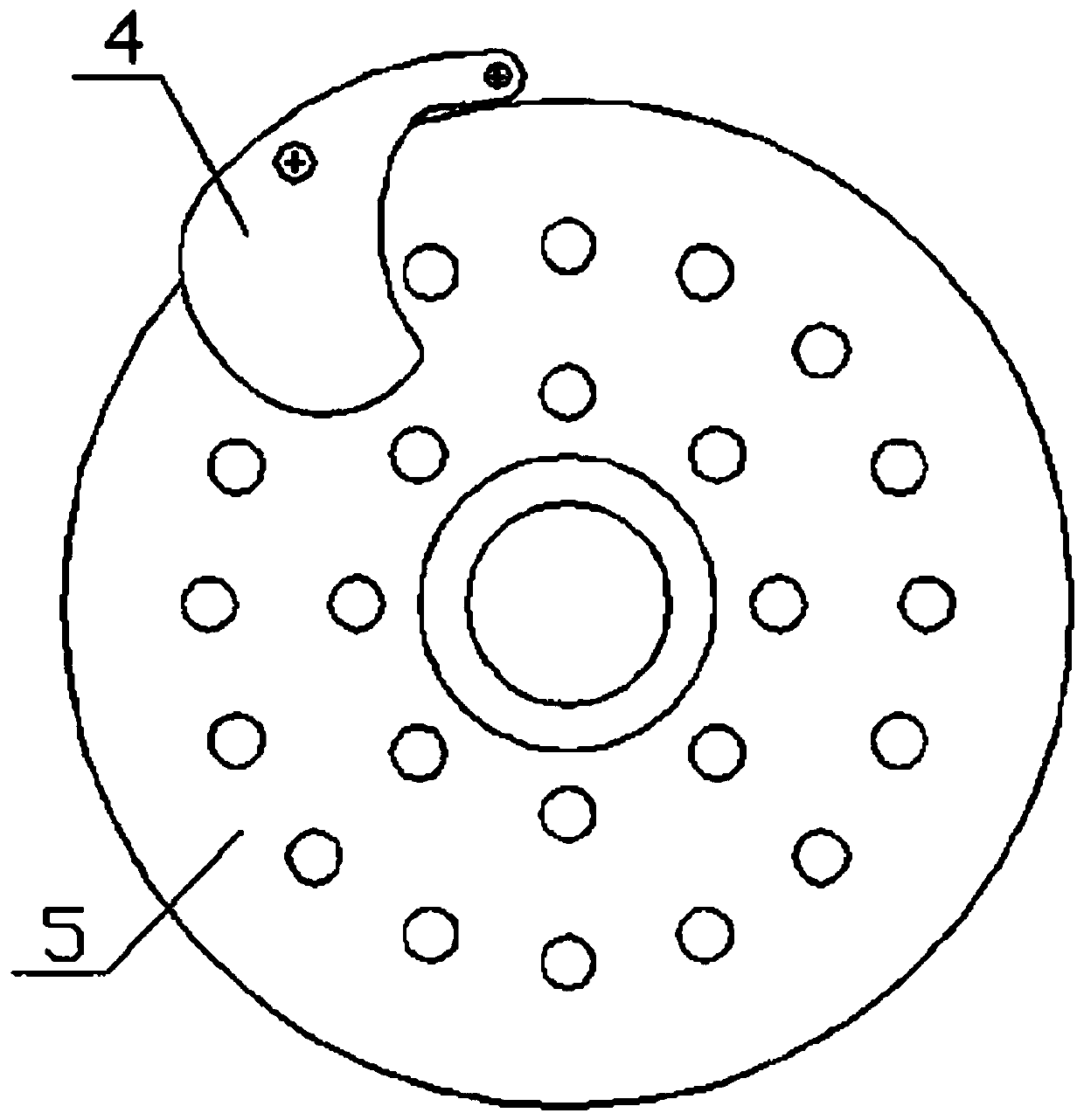 Cleaning tricycle with novel disc brake system