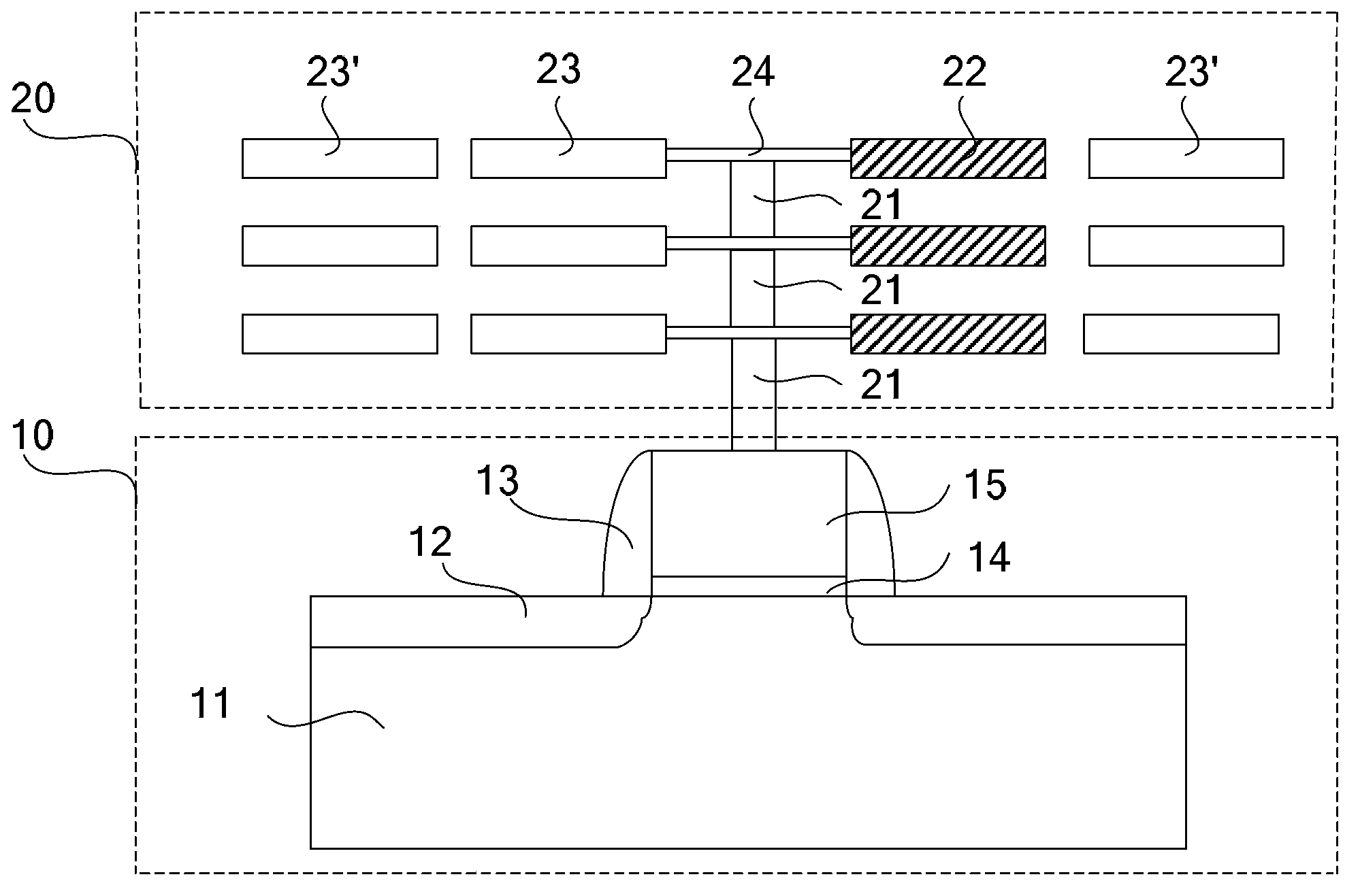 Plasma induced damage detecting structure and manufacture method